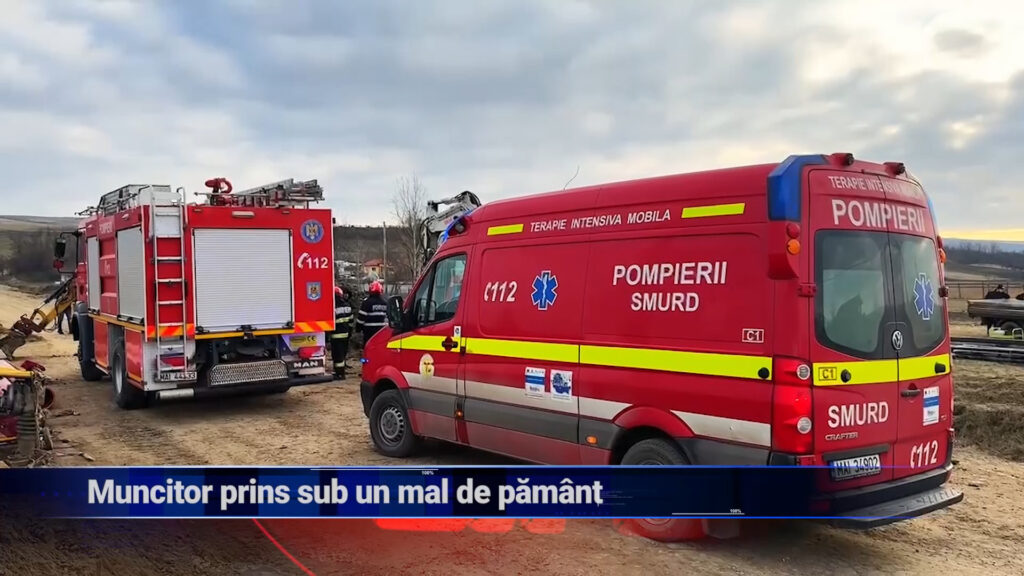 Muncitor prins sub un mal de pământ