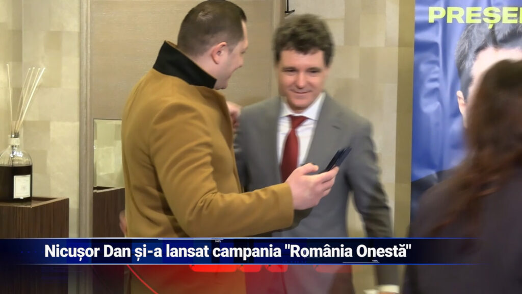 Nicușor Dan și-a lansat campania „România onestă”