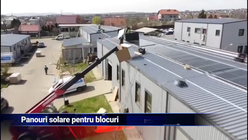 Panouri solare pentru blocuri