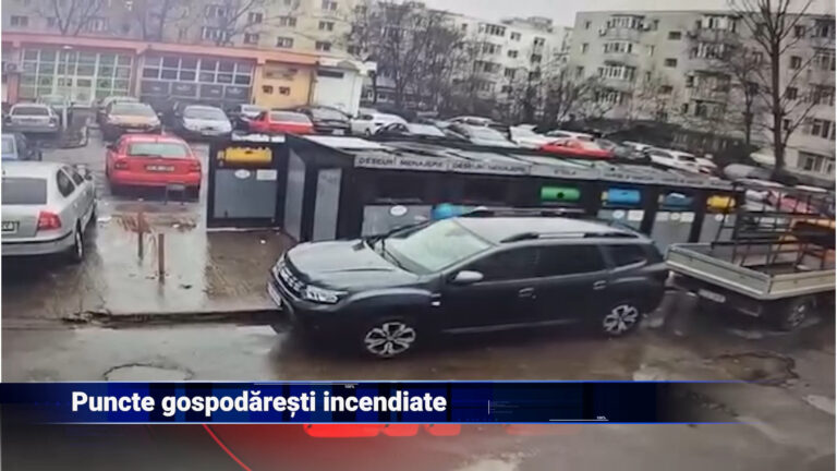 Puncte gospodărești incendiate