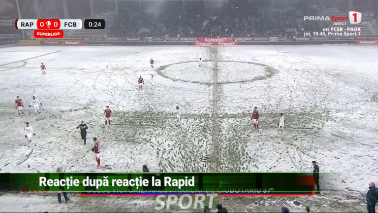 REACȚIE DUPĂ REACȚIE LA RAPID