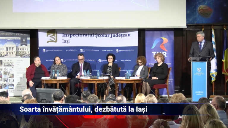 Soarta învățământului, dezbătută la Iași