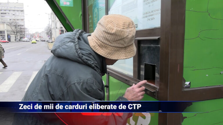 Zeci de mii de carduri eliberate de CTP Iași
