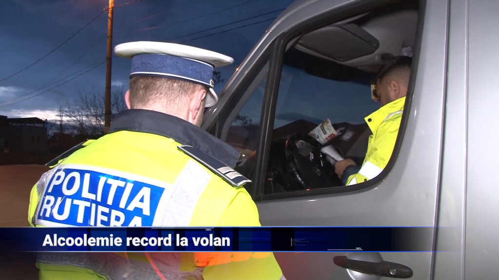 Alcoolemie record la volan