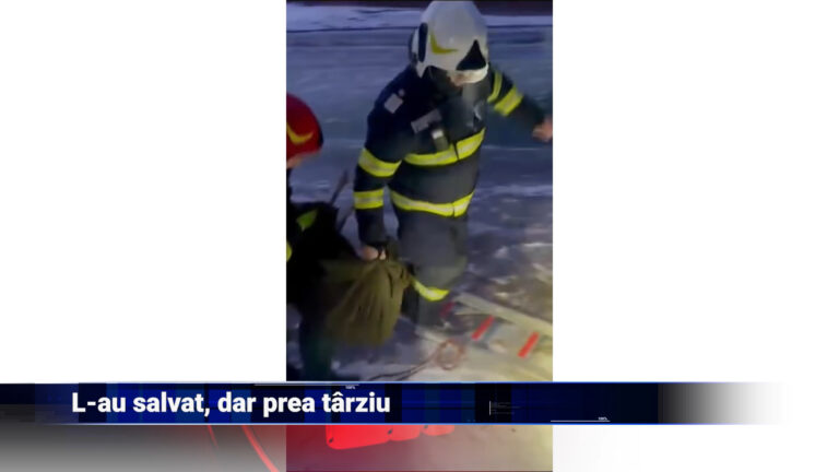L-au salvat, dar prea târziu