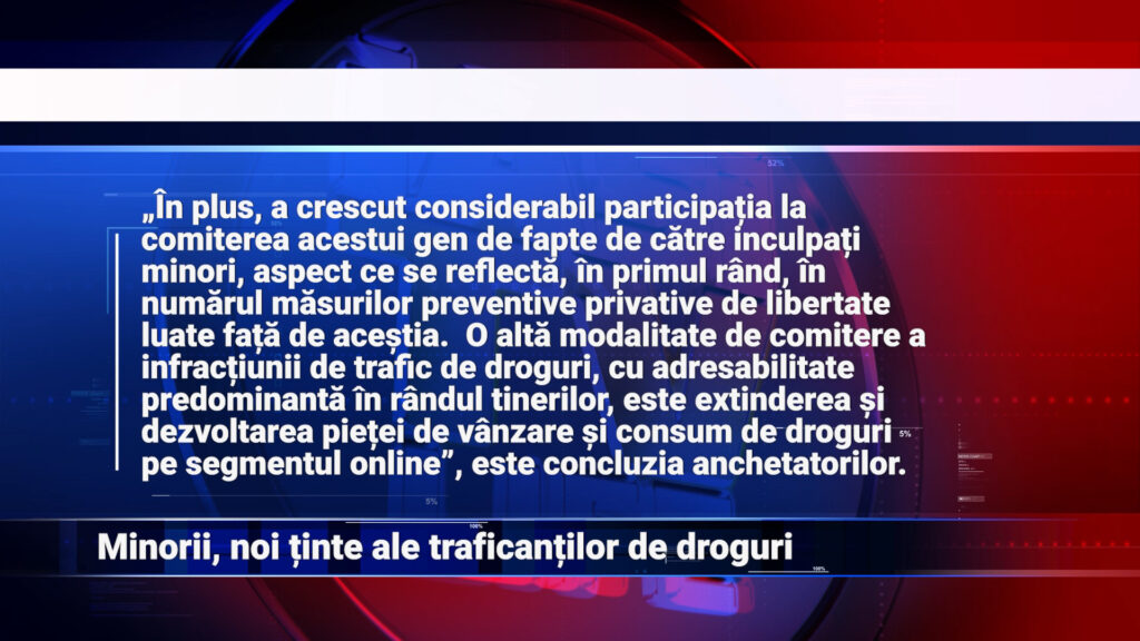 Minorii, noi ținte ale traficanților de droguri
