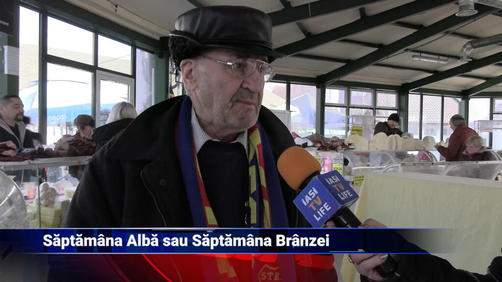 Săptămâna albă în hala de brânzeturi