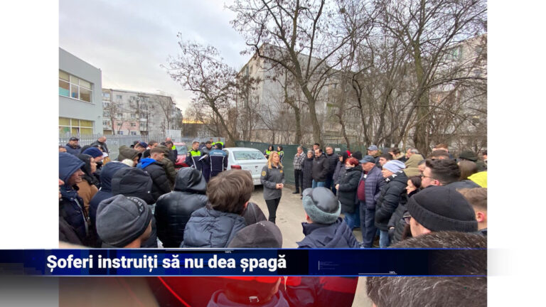 Șoferi instruiți să nu dea șpagă