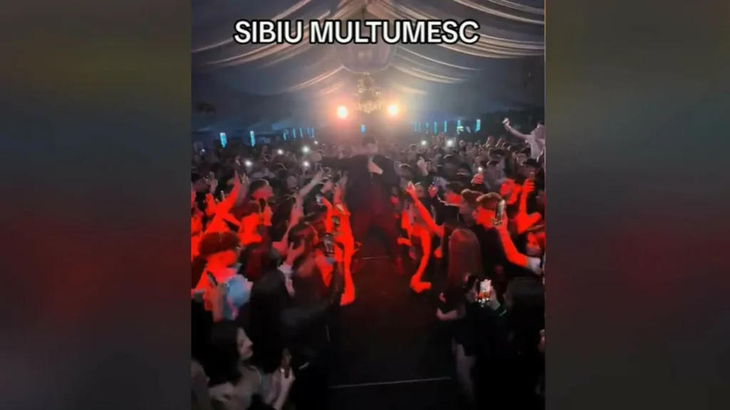 VIDEO. Manele la Sibiu: Sute de liceeni cântă și dansează pe muzica lui Tzancă Uraganu
