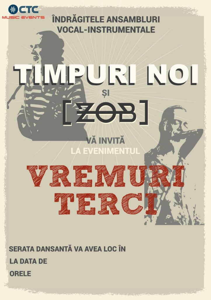 Timpuri Noi și ZOB – concert maraton, în Underground
