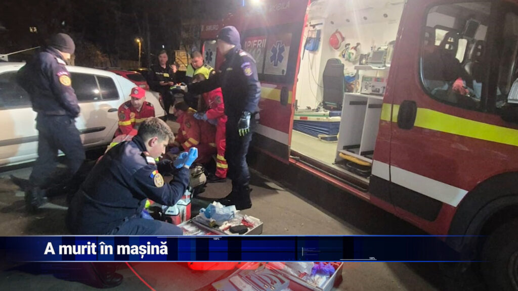 A murit în mașină