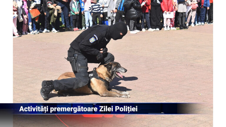 Activități premergătoare Zilei Poliției