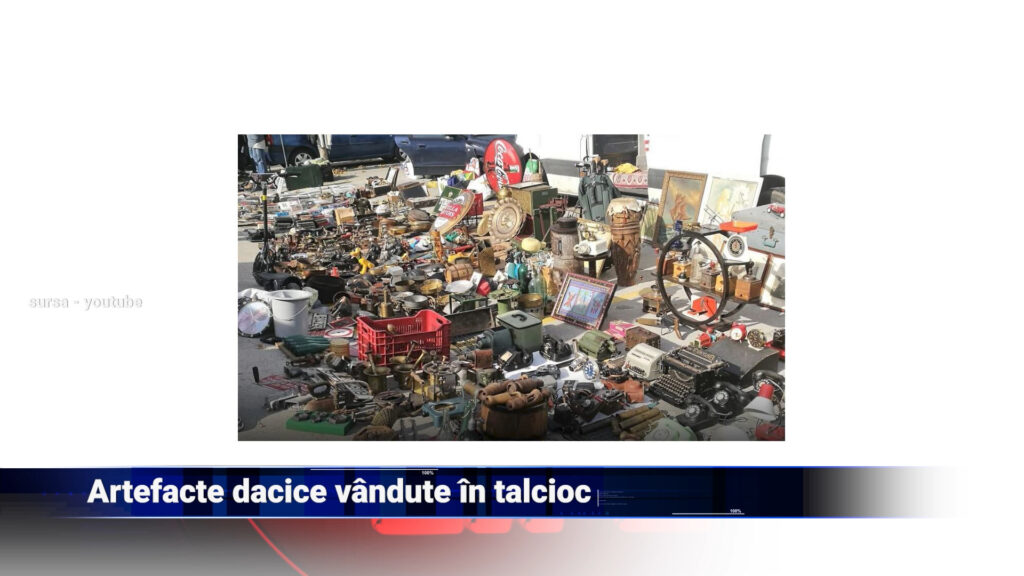 Artefacte dacice vândute în talcioc