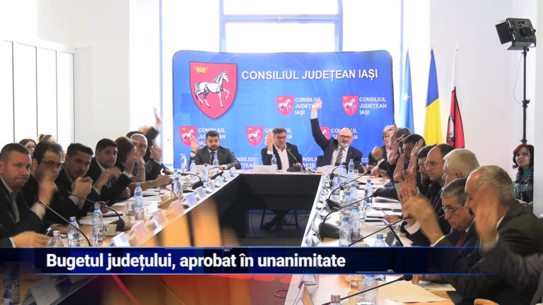 Bugetul județului, aprobat în unanimitate