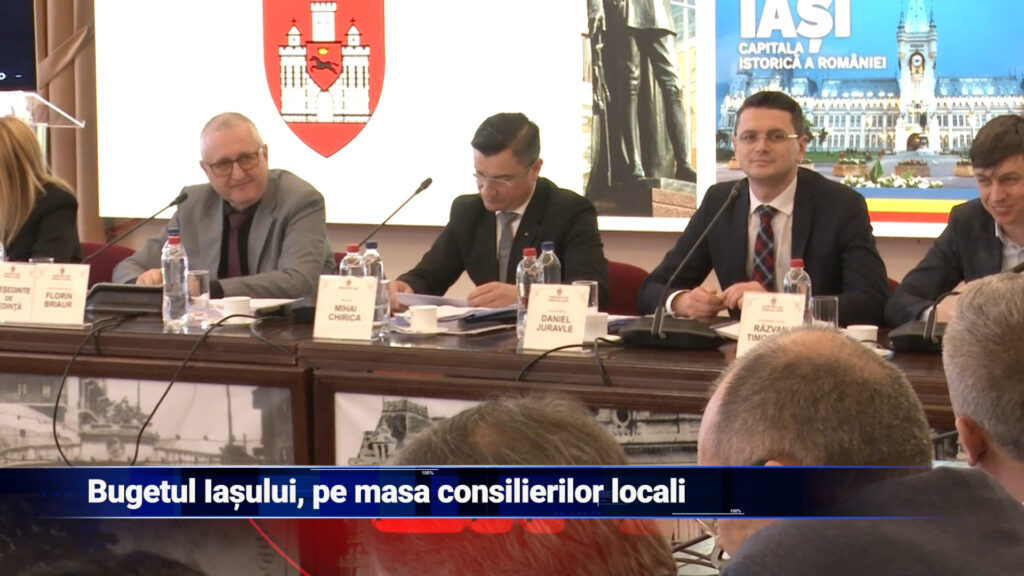 Bugetul Iașului, pe masa consilierilor locali