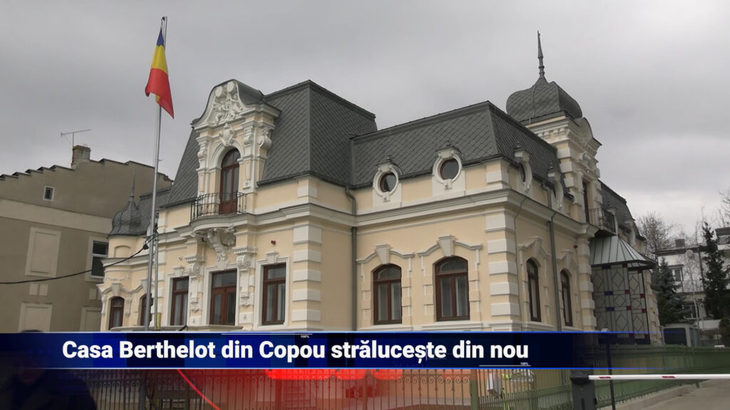 Casa Berthelot din Copou strălucește din nou