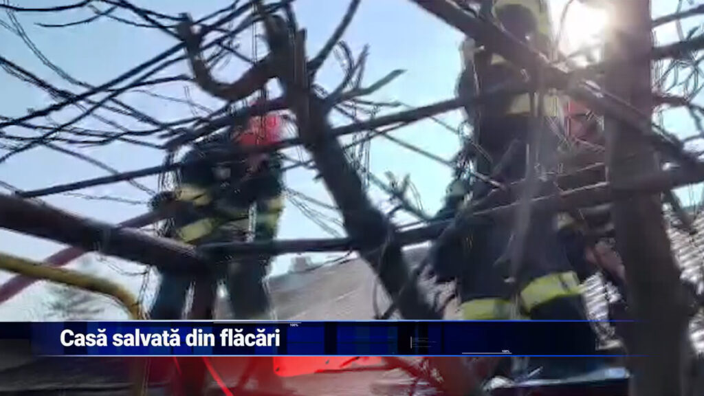 Casa salvată din flăcări