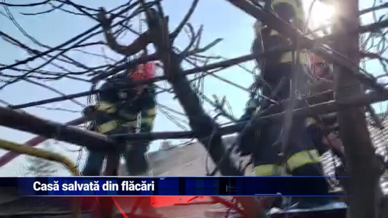 Casa salvată din flăcări