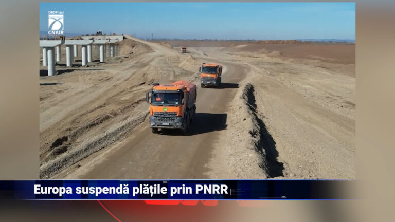 Europa suspendă plățile prin PNRR
