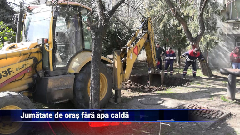 Jumătate de oraș fără apă caldă