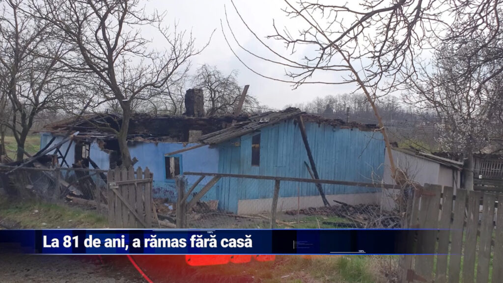 La 81 de ani, a rămas fără casă