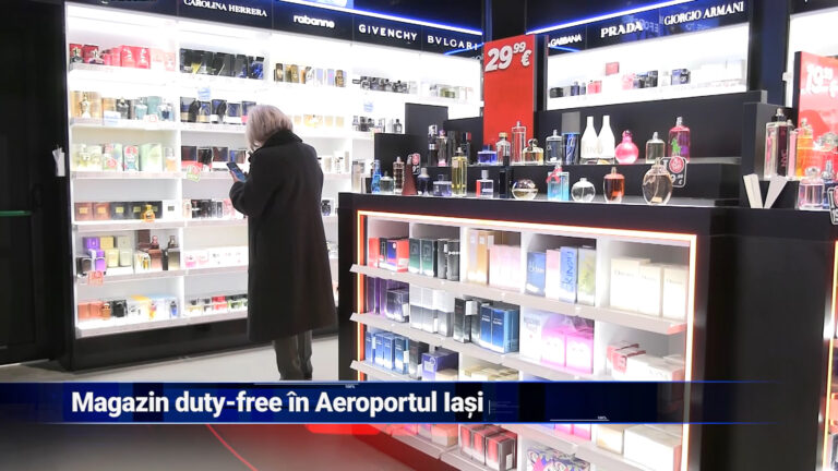 Magazin duty-free în Aeroportul Iași