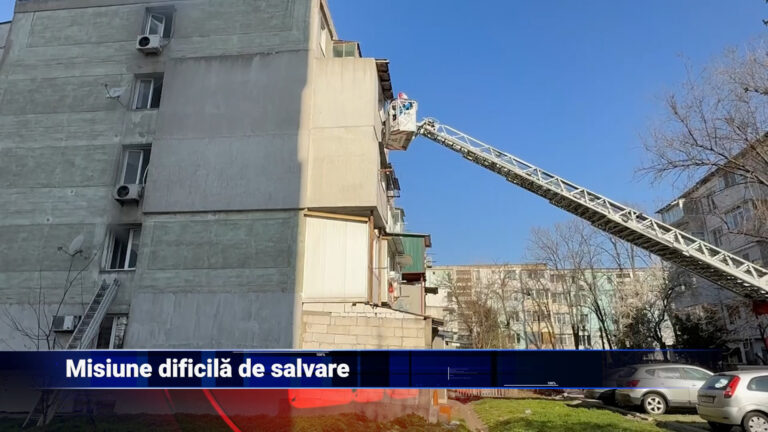 Misiune dificilă de salvare