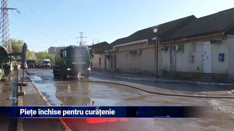 Piețe închise pentru curățenie