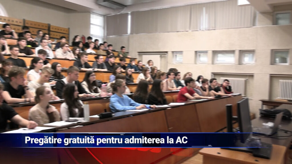 Pregătire gratuită pentru admiterea la AC