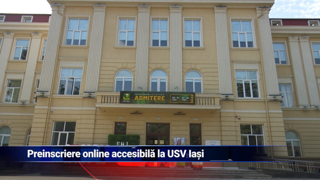 Preînscrierea online, accesibilă la USV Iași
