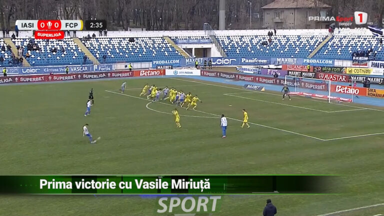 PRIMA VICTORIE CU VASILE MIRIUȚĂ