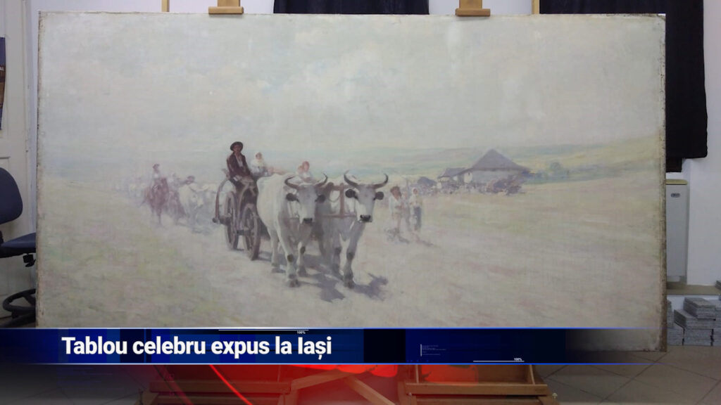 Tablou celebru expus la Iași