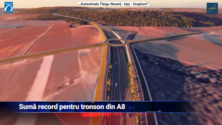 Sumă record pentru un tronson din A8