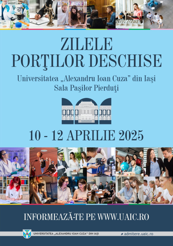 UAIC organizează „Zilele Porţilor Deschise” pentru elevii de liceu