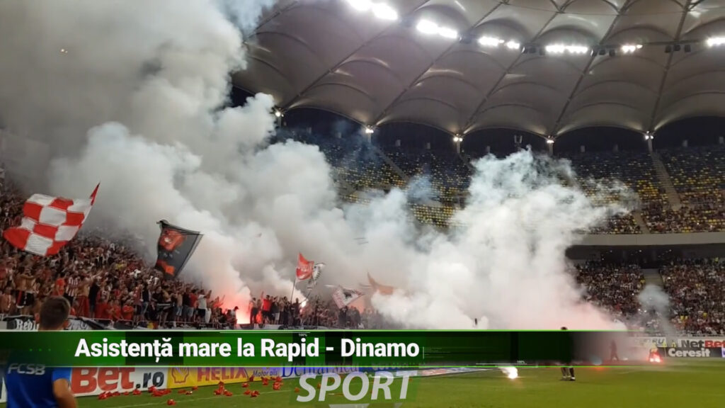 ASISTENȚĂ MARE LA RAPID-DINAMO