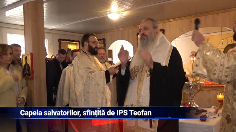 Capela salvatorilor, sfințită de IPS Teofan