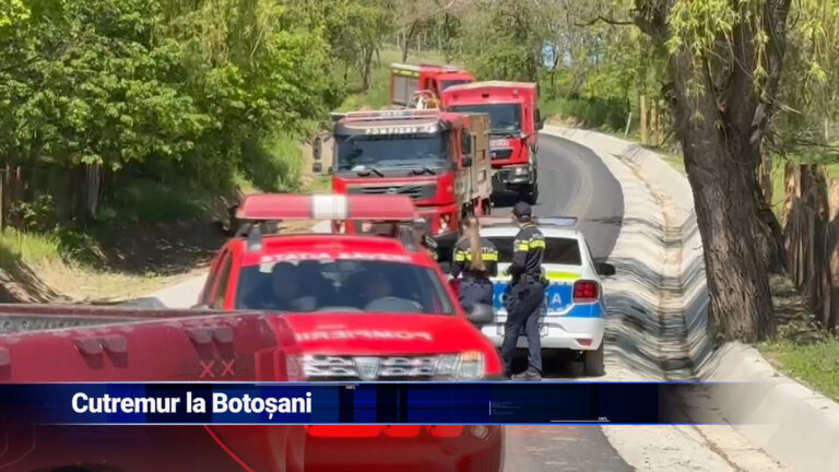 Cutremur la Botoșani