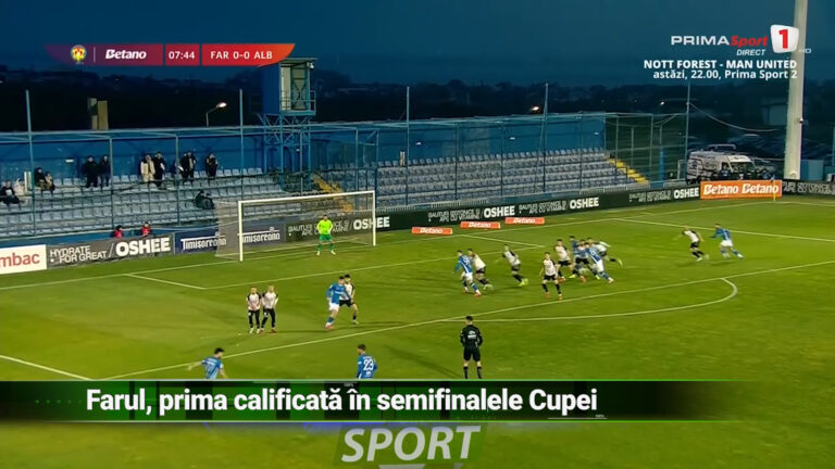 FARUL, PRIMA CALIFICATĂ ÎN SEMIFINALELE CUPEI