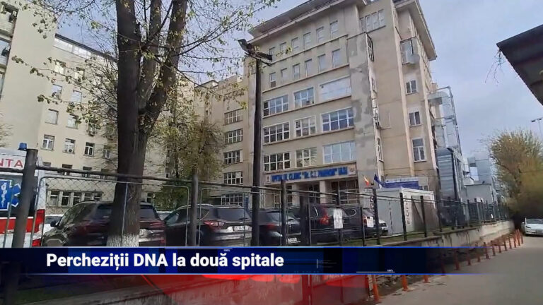 Percheziții DNA la două spitale