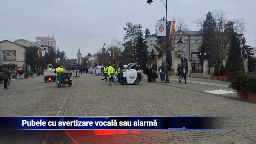 Pubele cu avertizare vocală sau alarmă