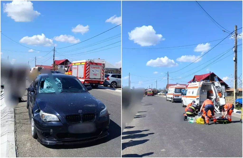 Tragedie în Suceava: Femeie moartă, copil de 4 ani rănit grav de mașină