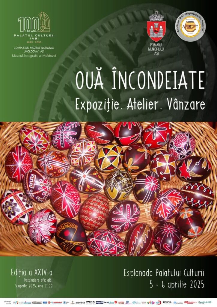 Expoziție de ouă încondeiate la Palatul Culturii