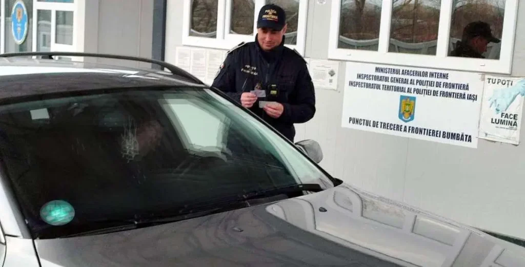 Șofer prins cu permis de conducere fals la frontieră