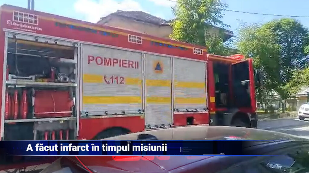 A făcut infarct în timpul misiunii