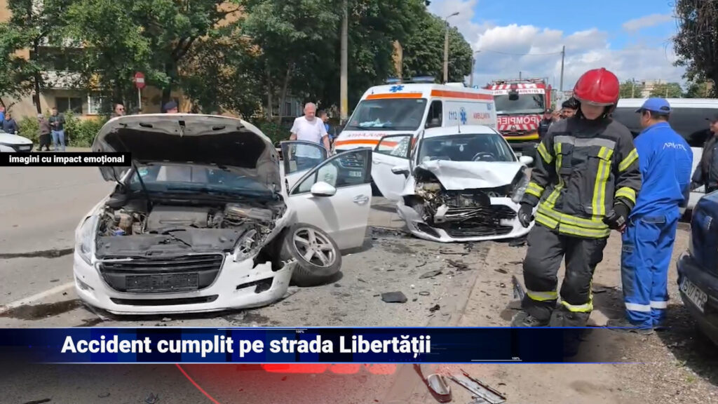 Accident cumplit pe strada Libertății