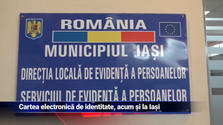 Carte electronică de identitate, acum și la Iași