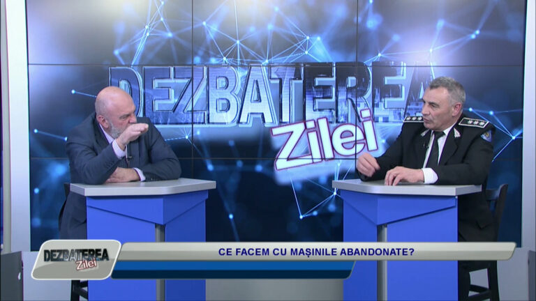 DEZBATEREA ZILEI / CE FACEM CU MAȘINILE ABANDONATE?