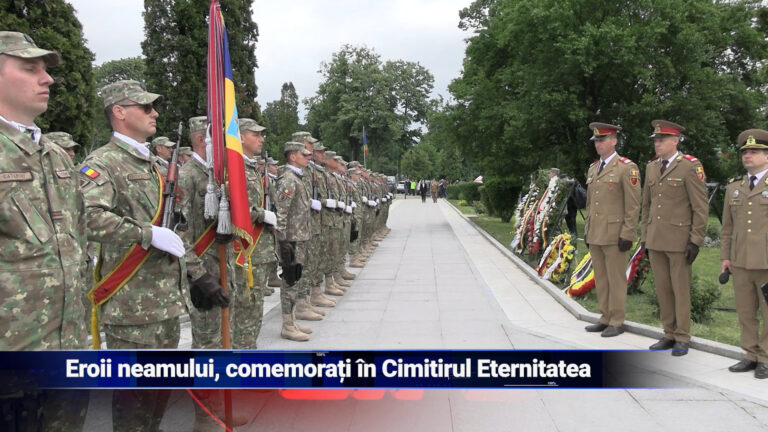 Eroii neamului, comemorați în Cimitirul Eternitatea