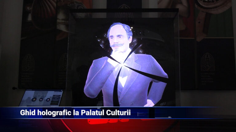 Ghid holografic la Palatul Culturii din Iași