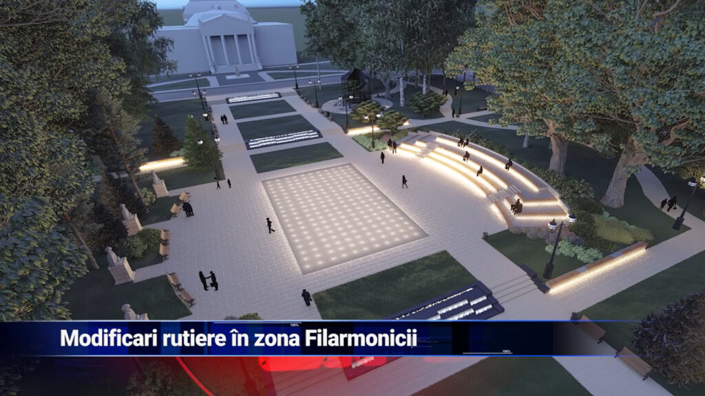 Modificări rutiere în zona Filarmonicii